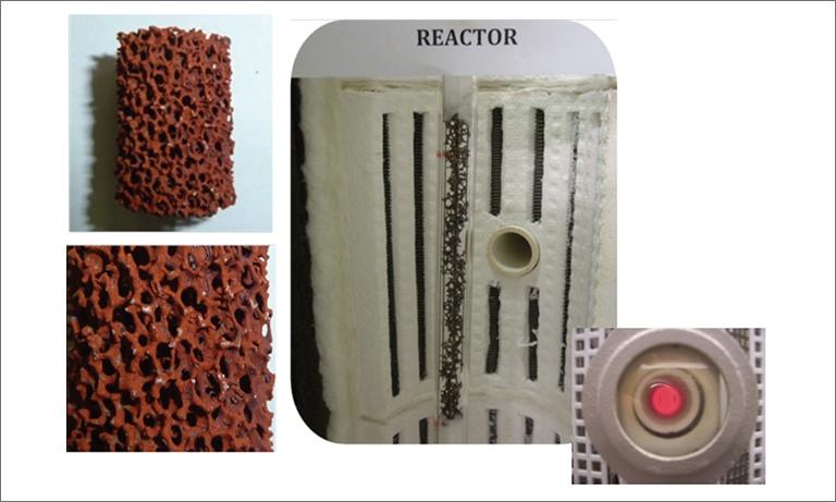 Catalyst and laboratory oven to characterize catalysts for the SO3 decomposition.