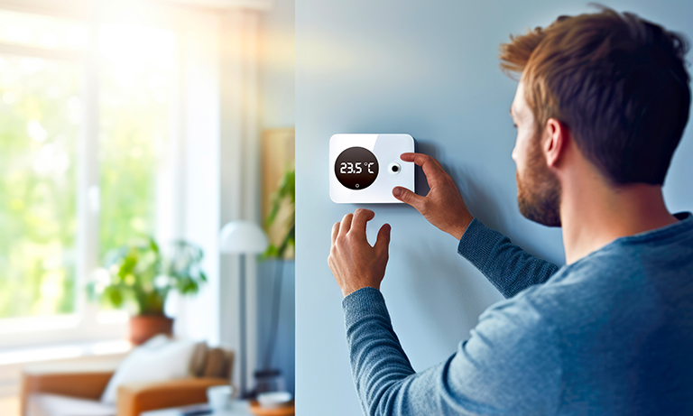 termostato in casa per regolare la temperatura