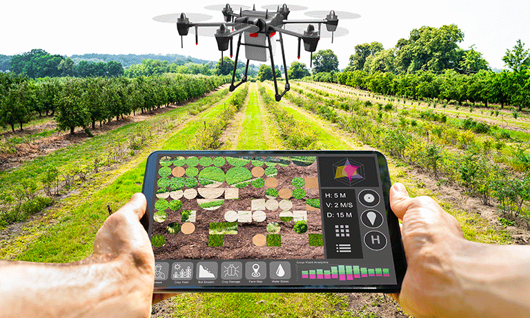 integrazione droni con agricoltura