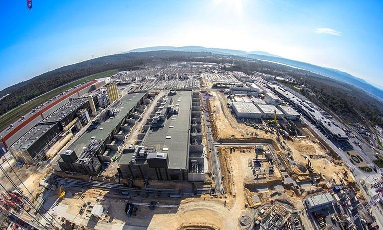 Vista aerea sul sito di ITER a Cadarache Francia