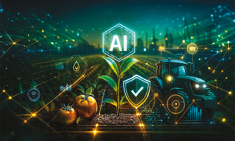 campo coltivato e AI